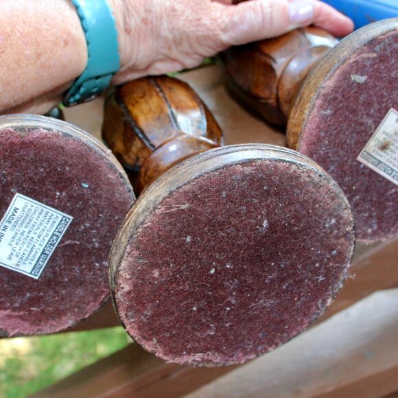 Wooden Candle sticks - Picture 4 of 5